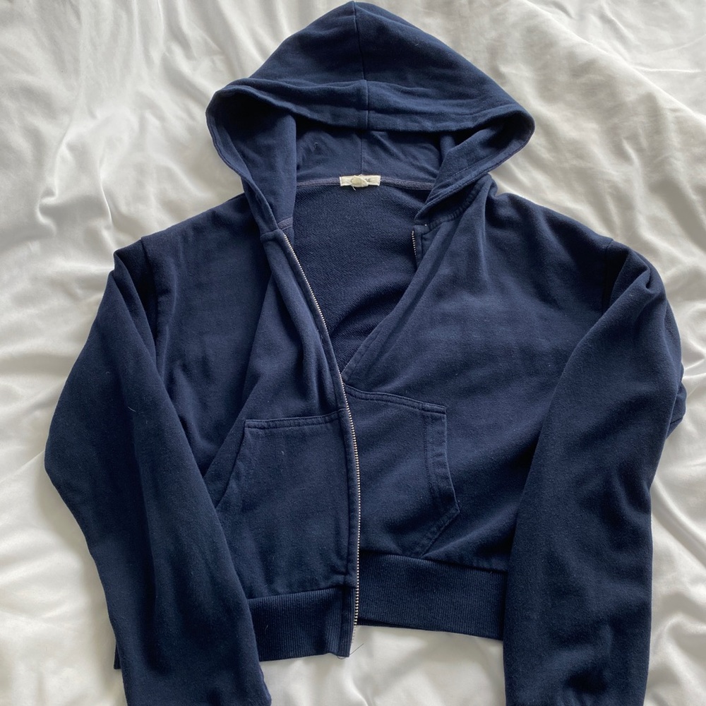 Garage blue zip up